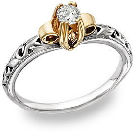 The Art Deco Diamond Engagement Ring