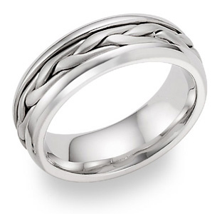 Braided Wedding Band model cincin pernikahan terpopuler, desain cincin pernikahan 2012, desain cincin pernikahan terlaris, tren desain cincin penikahan 2012, 